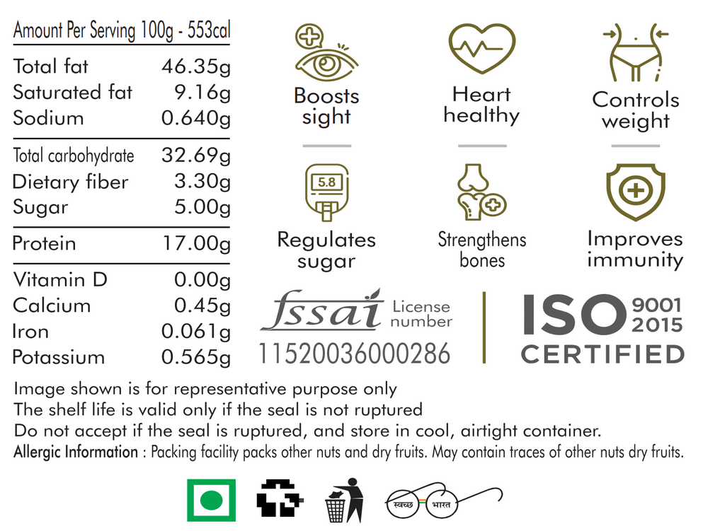 NutJee Almonds - Salty Roasted - Extra No. 1